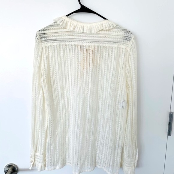 Philosophy di Lorenzo Serafini ivory lace blouse - Picture 2 of 5
